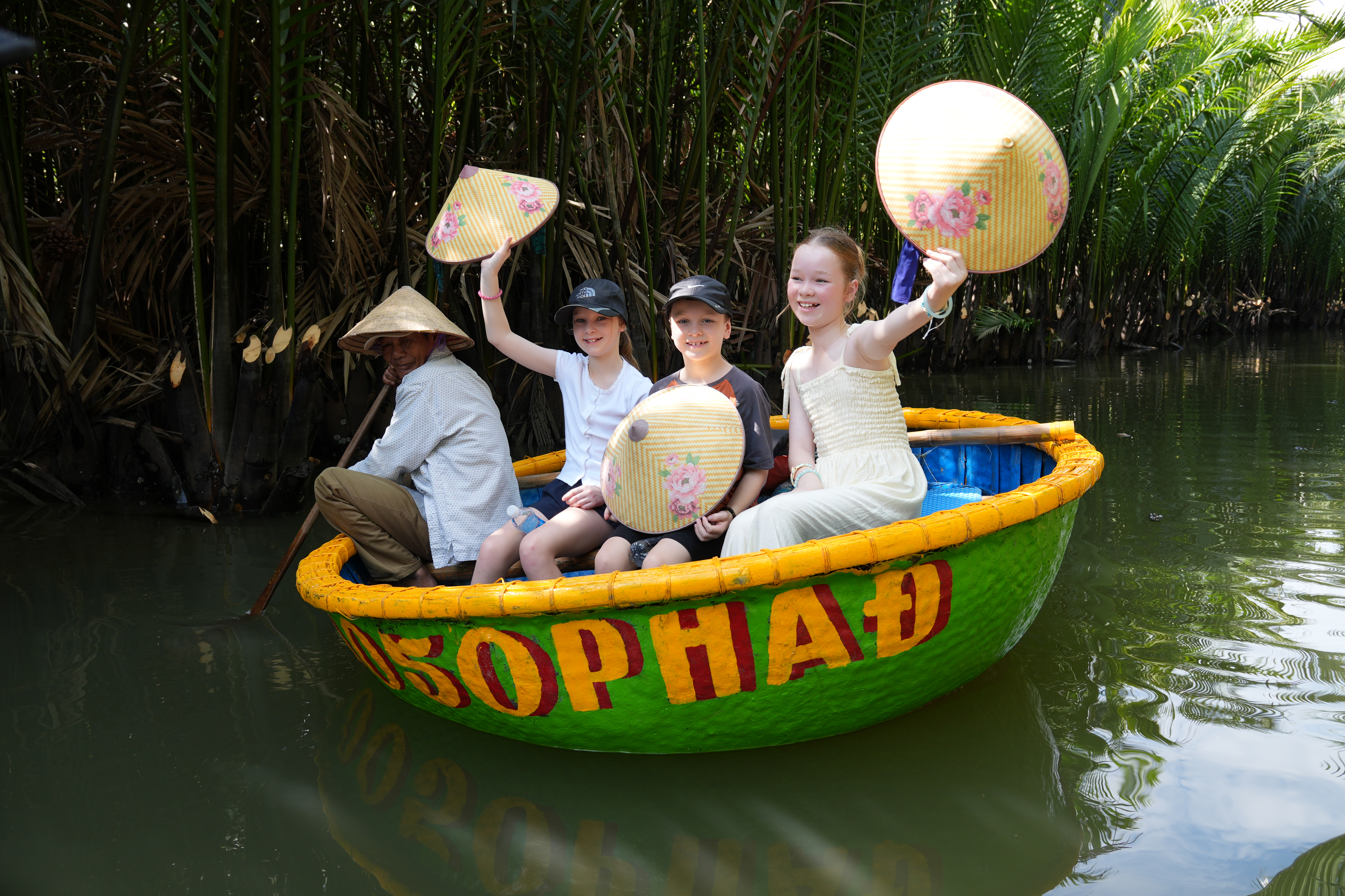 Basket Boats, Coffee, Lanterns & Cooking in Hoi An
