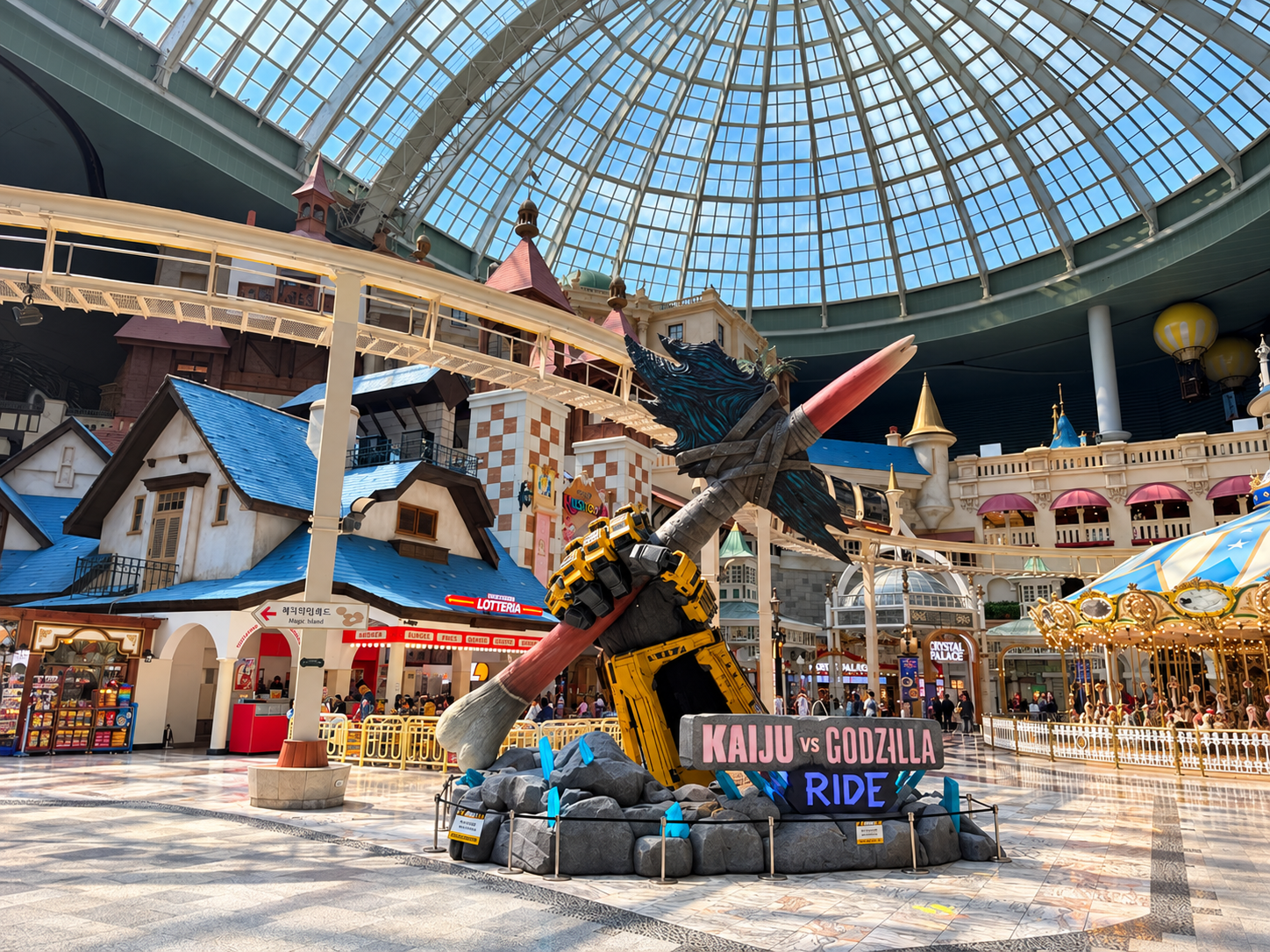 Lotte World Adventure Seoul – A Massive Day of Fun, Crowds, and Roller Coasters